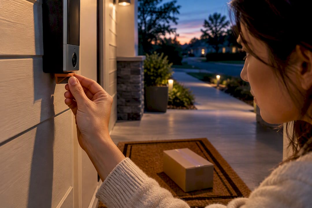 Homeowners: Fix Doorbell Blind Spots with a $10 Wedge and 150°–170° FOV